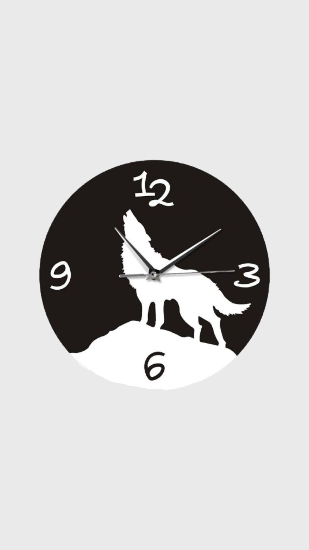 Wolf clock | Wolf Stuff