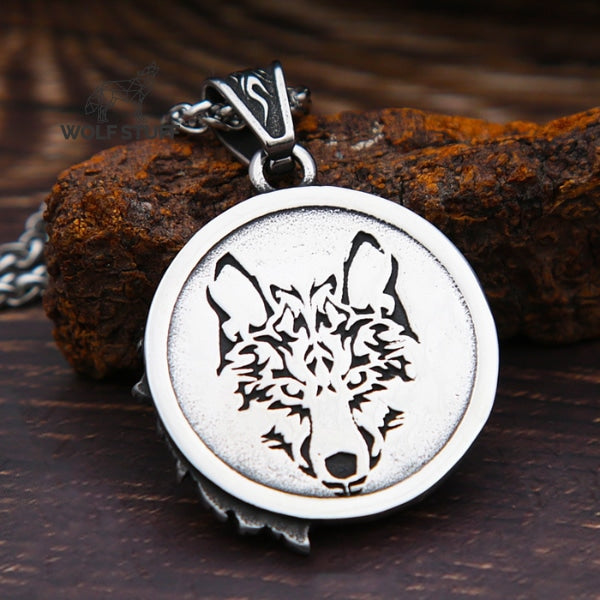 Double Wolf Necklace