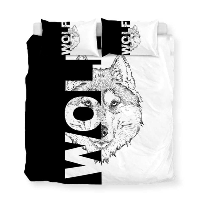 3D Wolf Bedding