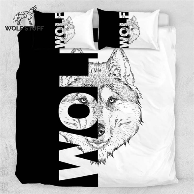 3D Wolf Bedding