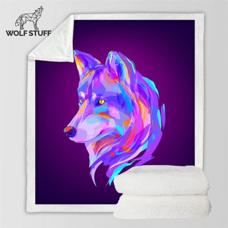 3D Wolf Blanket