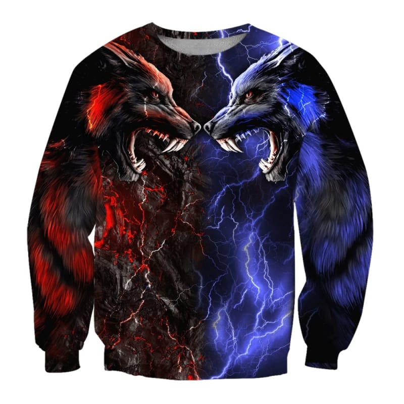 3D Wolf Sweatshirt