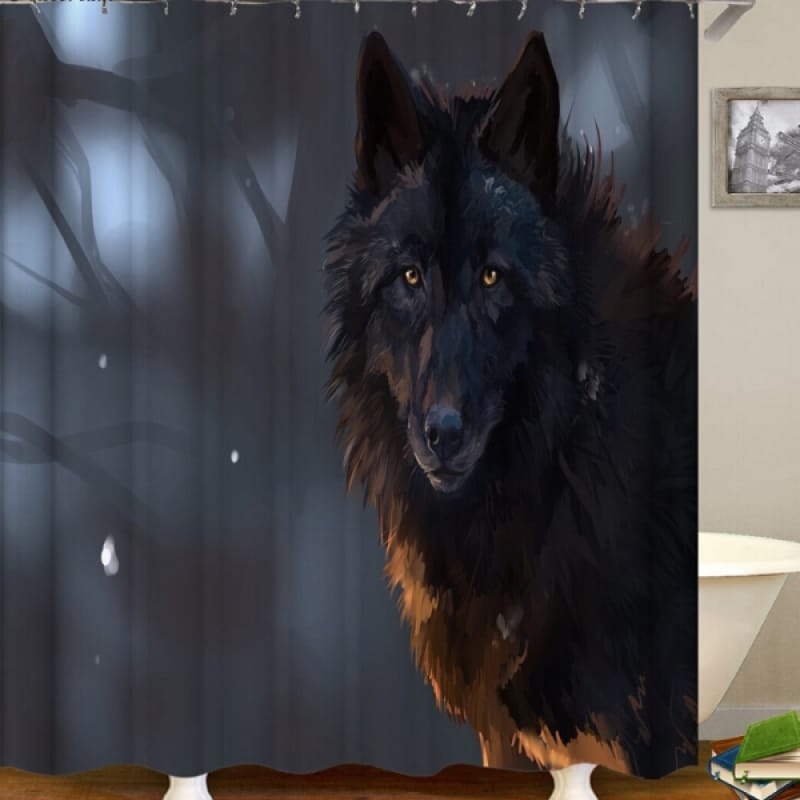 Animal Themed Shower Curtain