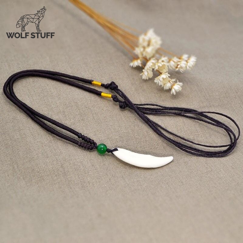 Animal tooth necklace