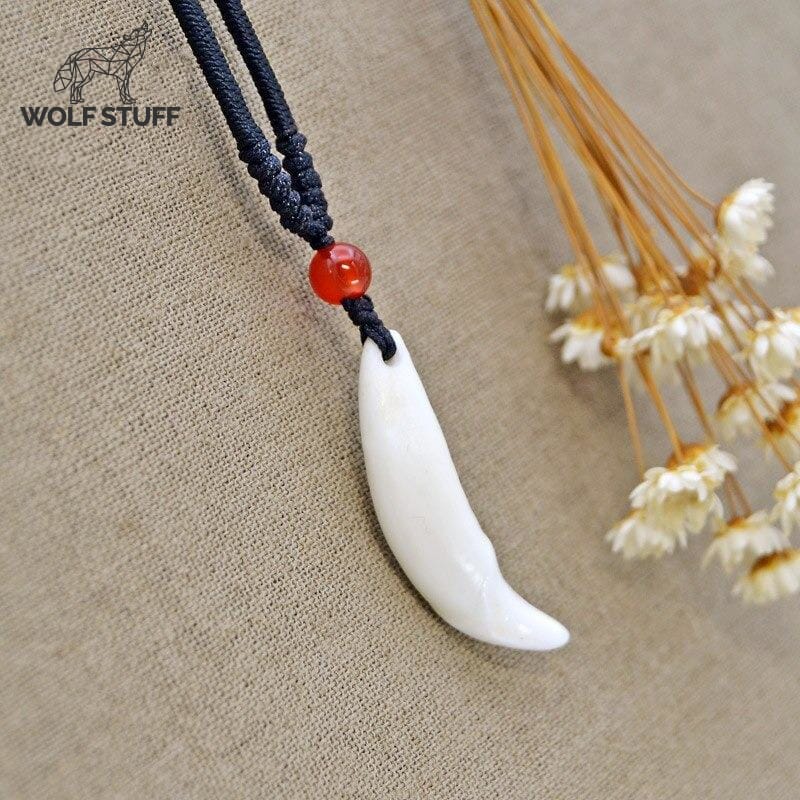 Animal tooth necklace