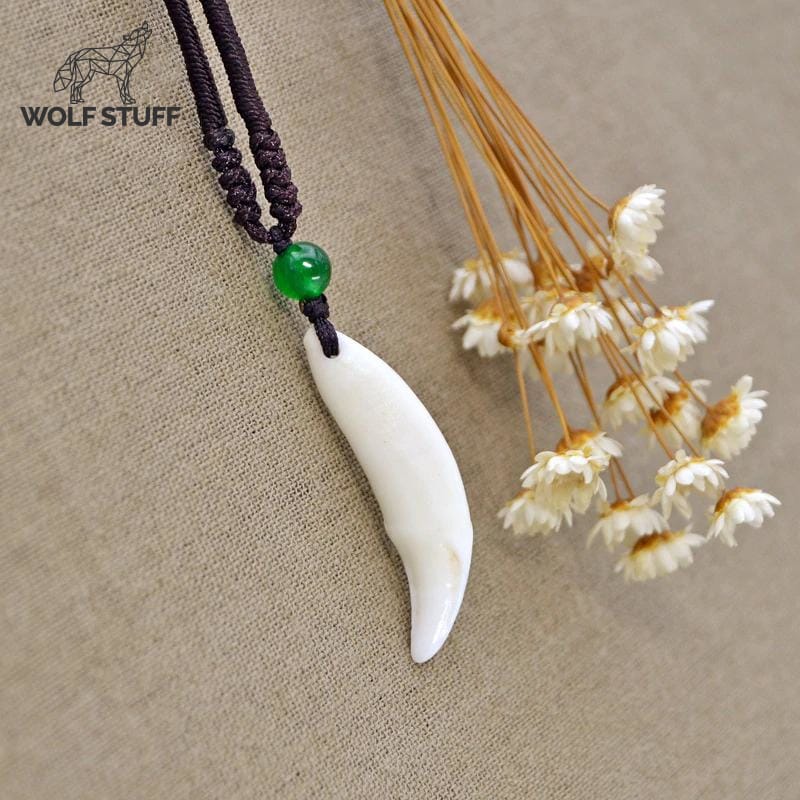 Animal tooth necklace
