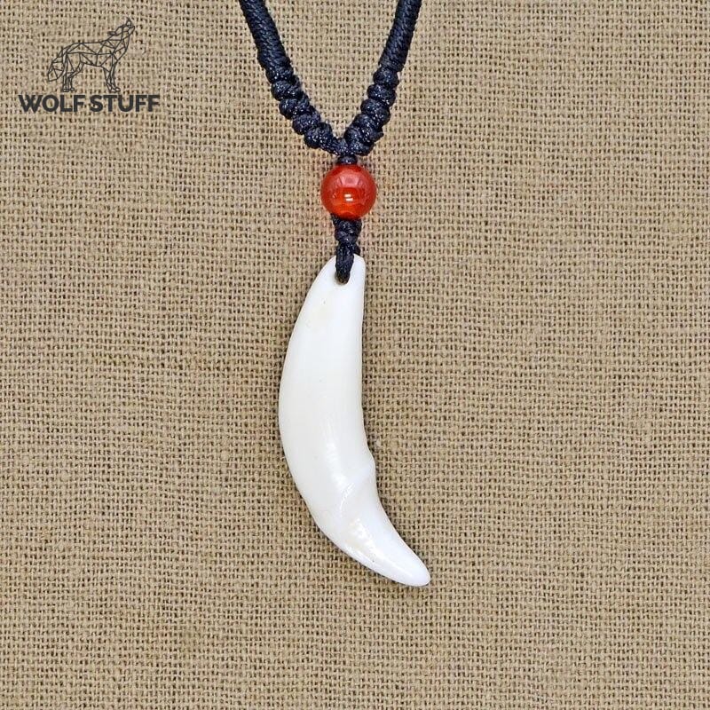 Animal tooth necklace