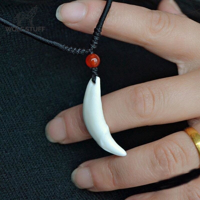 Animal tooth necklace