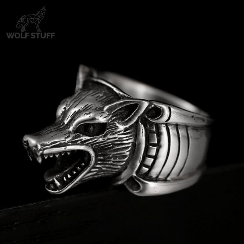 Antique Wolf Ring