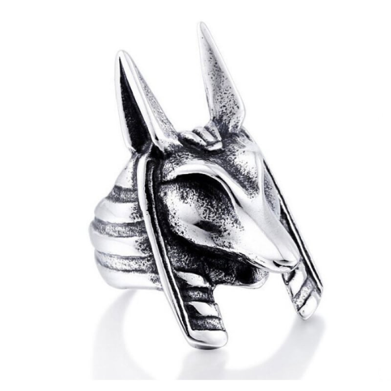 Anubis Silver Ring