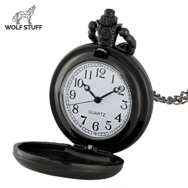 Arctic Wolf Pocket Watch