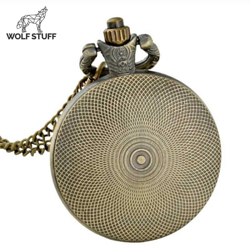 Arctic Wolf Pocket Watch
