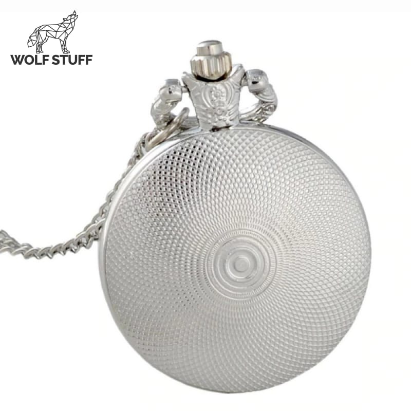 Arctic Wolf Pocket Watch