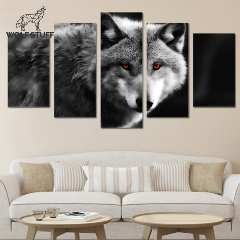 Beautiful wolf art