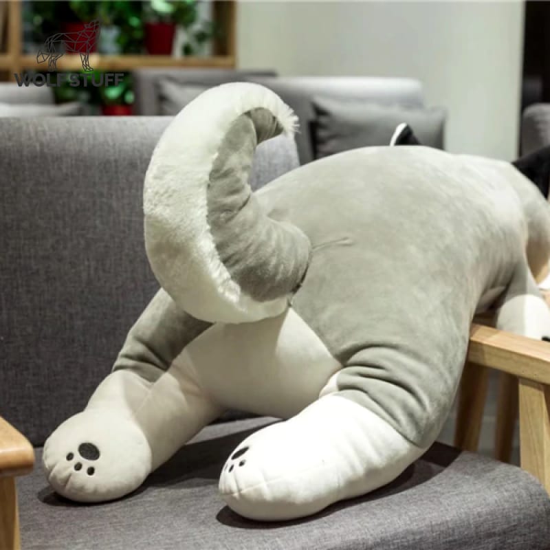 Big wolf plush toy