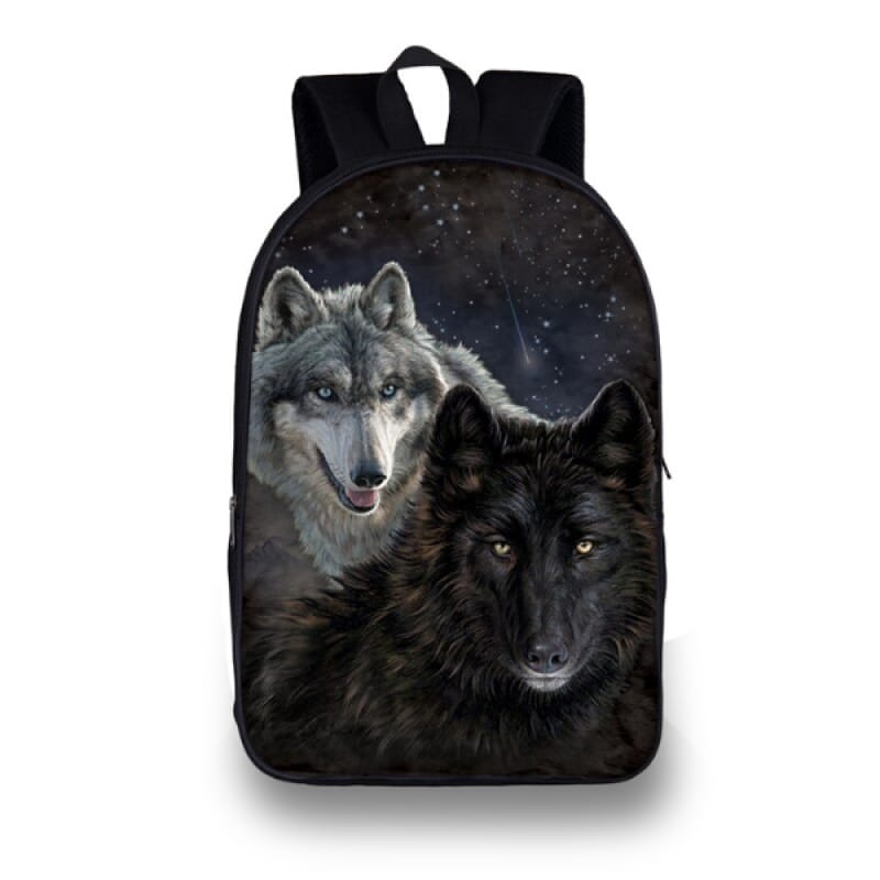 Black Wolf Backpack Wolf Stuff