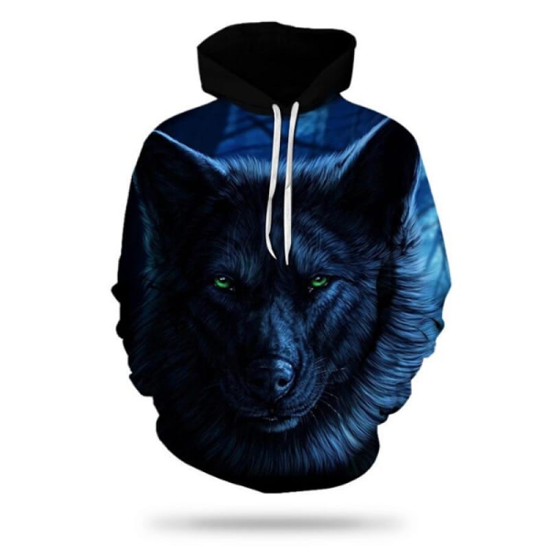 Black Wolf Hoodie