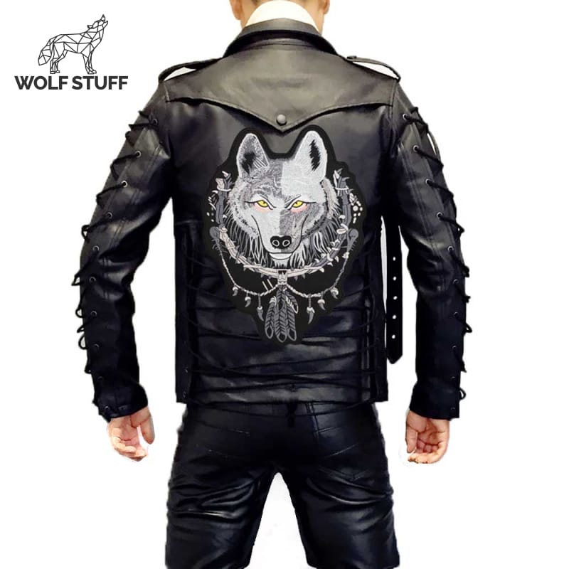 Black wolf patch