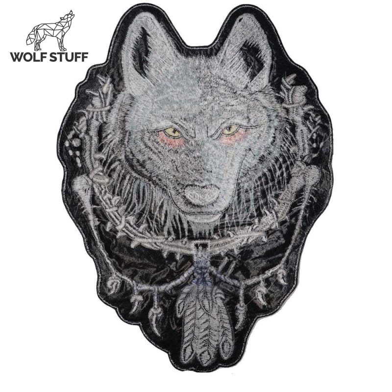 Black wolf patch