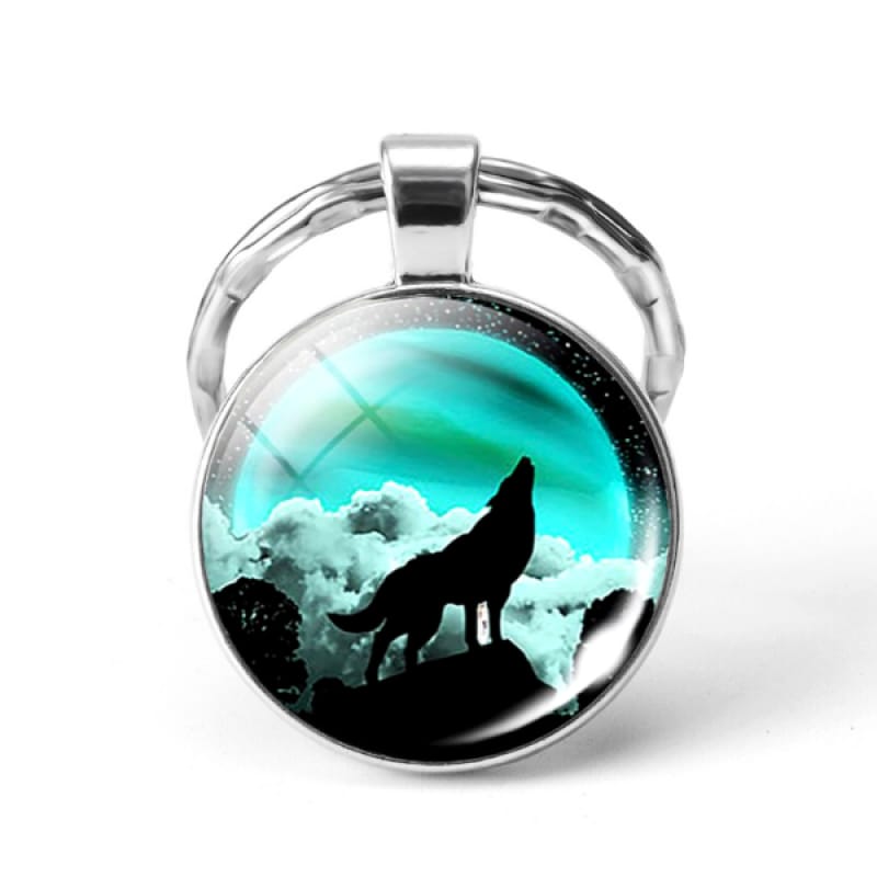 Blue Moon Keychain