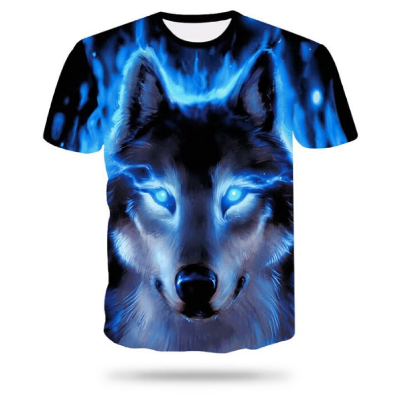 Blue Wolf Shirt