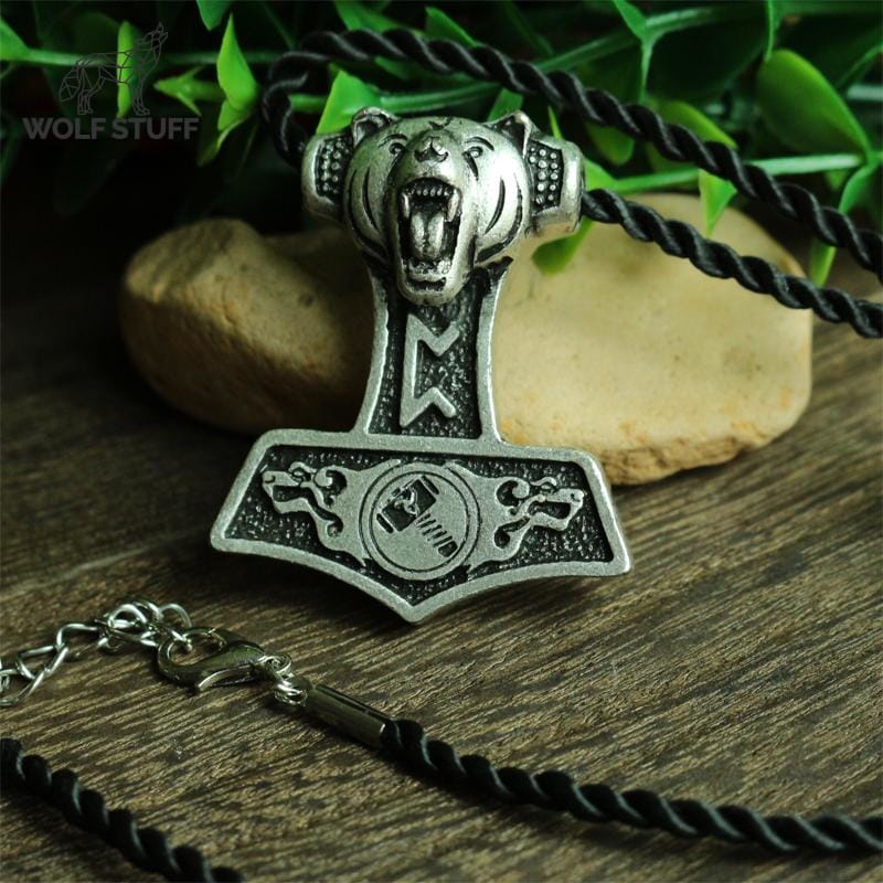 Brother bear wolf totem necklace