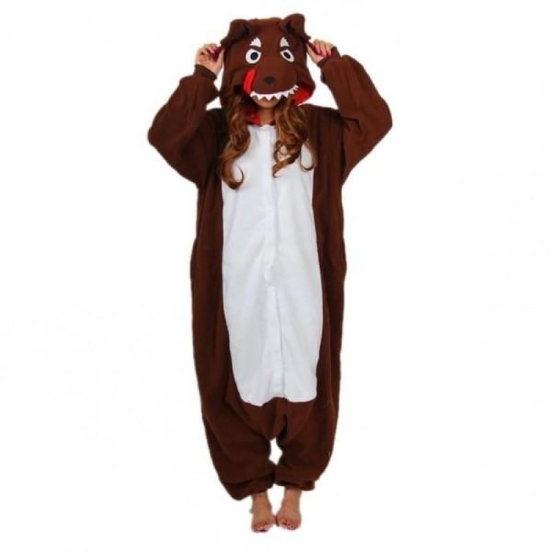 Brown Wolf Onesie