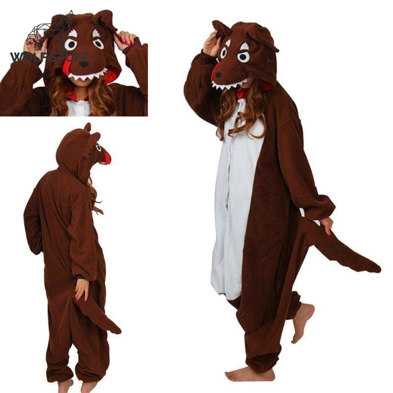 Brown Wolf Onesie