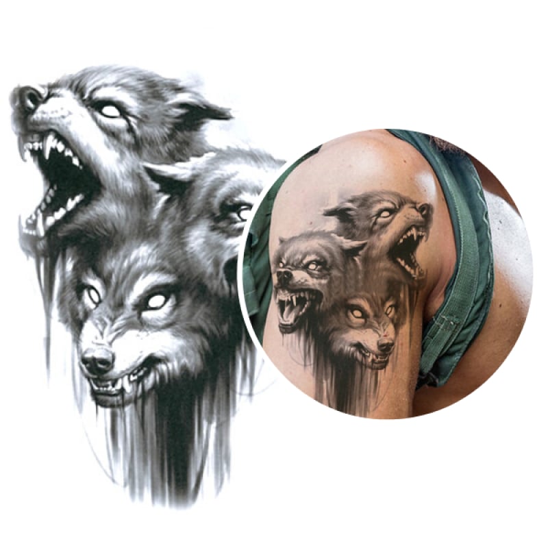 Cerberus Tattoo Design