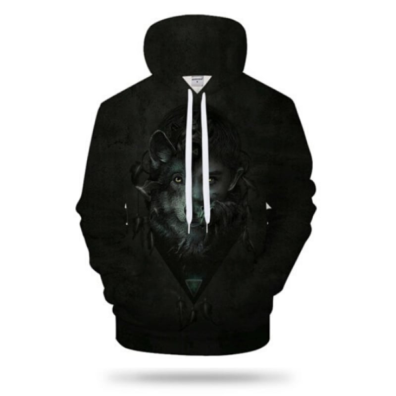 Childs Wolf Hoodie