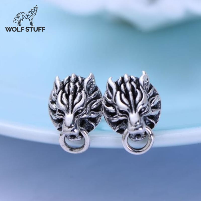 Cloud Wolf Earrings