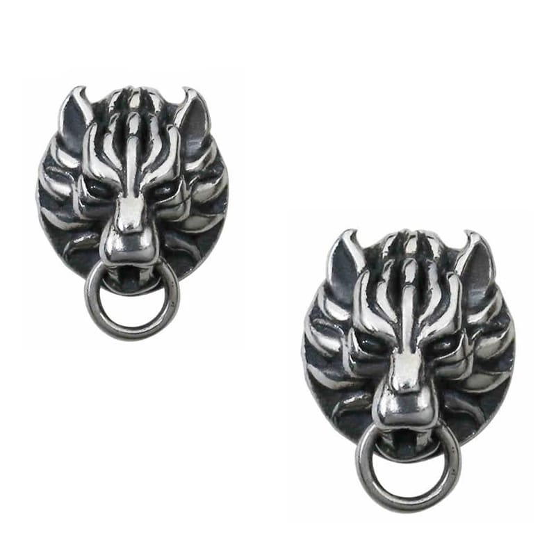 Cloud Wolf Earrings