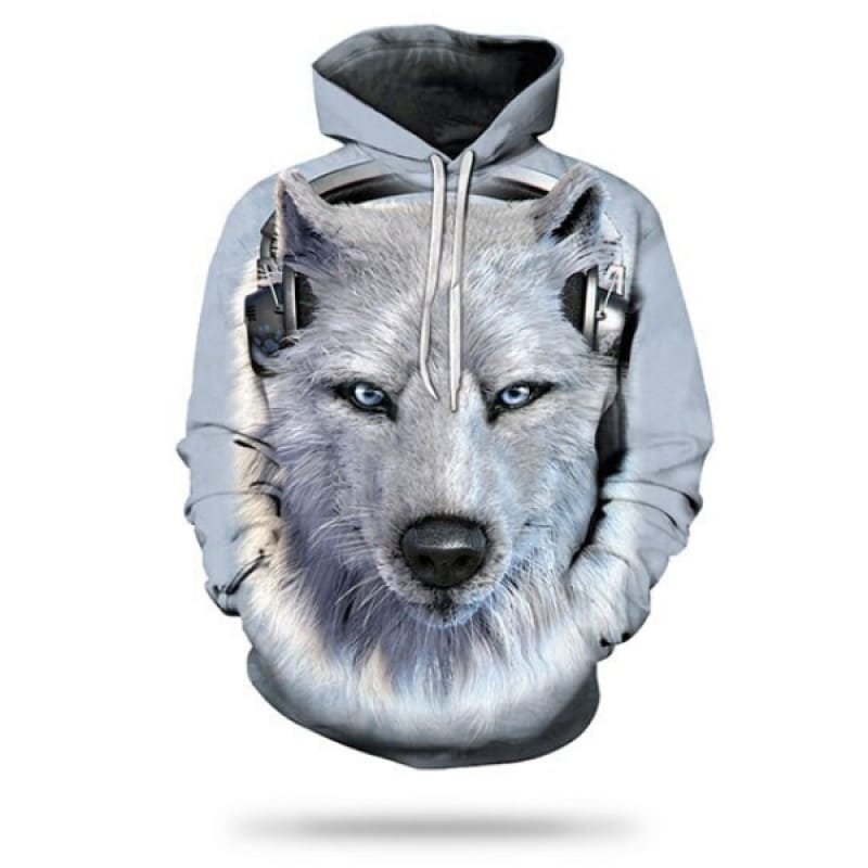 Cool Wolf Hoodie Wolf Stuff