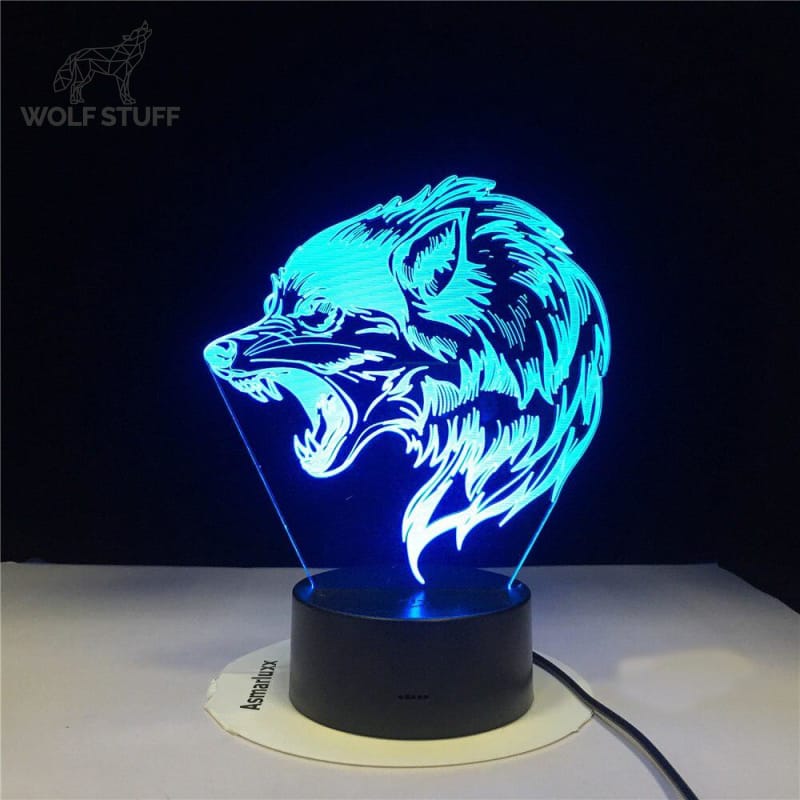 Cool Wolf Lamp