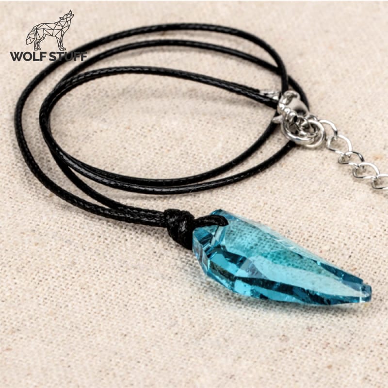 Crystal Wolf Tooth Necklace