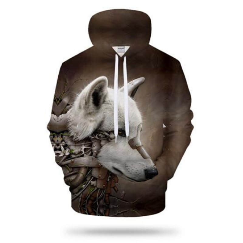 Cyber Wolf Hoodie