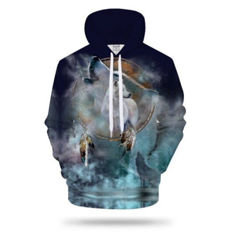 Digital Wolf Unisex Hoodie