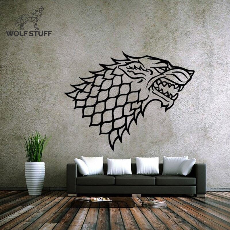 Dire wolf sticker