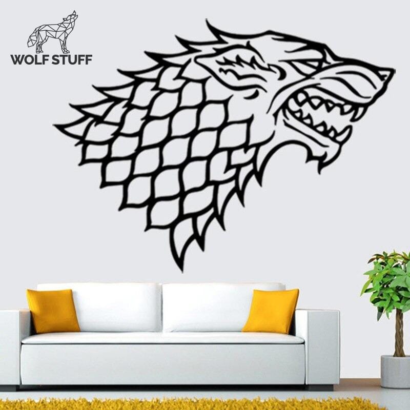 Dire wolf sticker