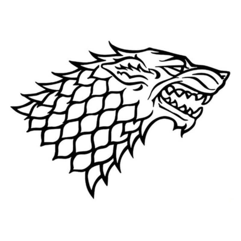 Dire wolf sticker