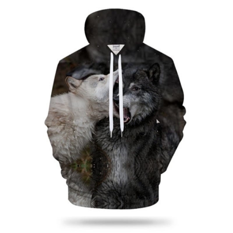 Dual Wolf Hoodie