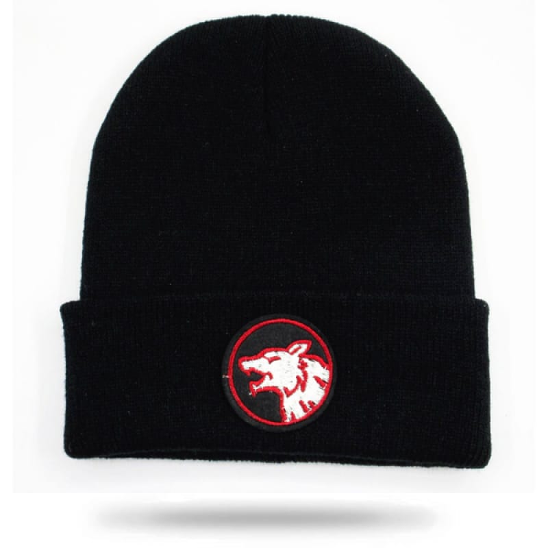 Embroidered Fleece Beanie