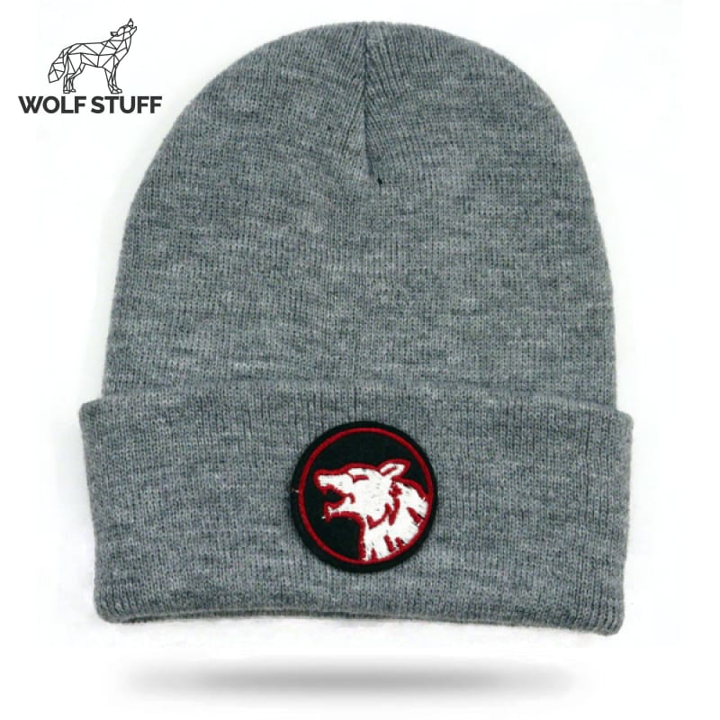 Embroidered Fleece Beanie