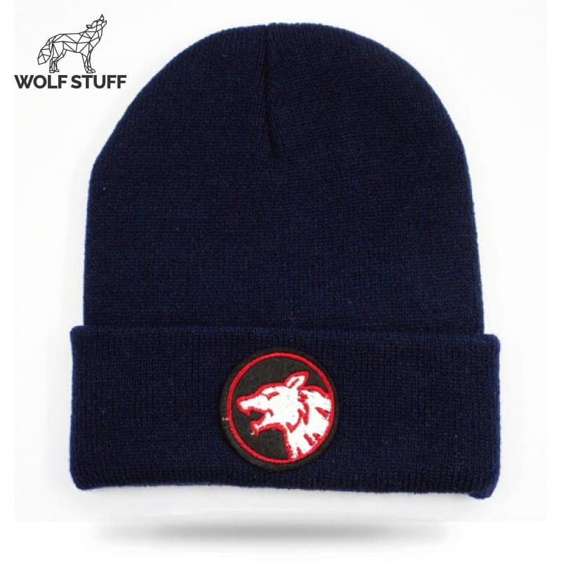 Embroidered Fleece Beanie