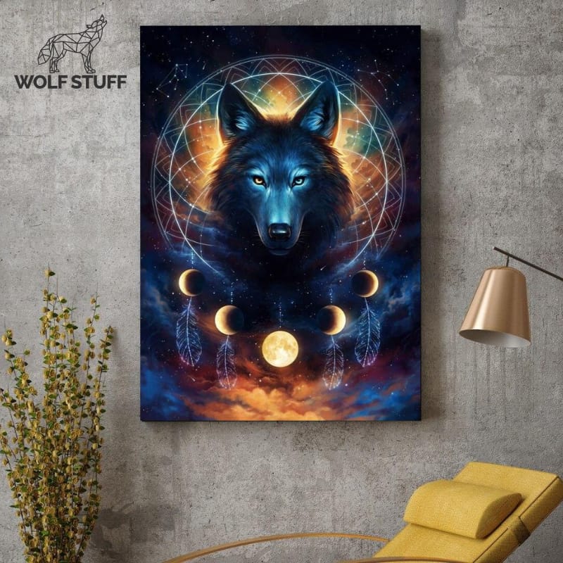 Fantasy wolf poster