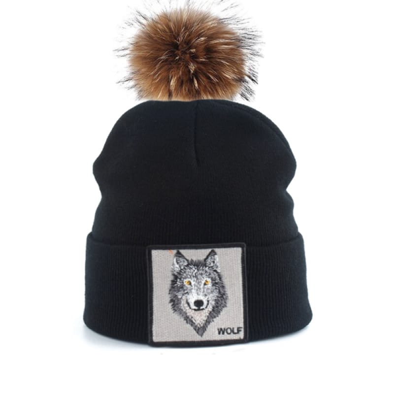 Faux Fur Pom pom Beanie