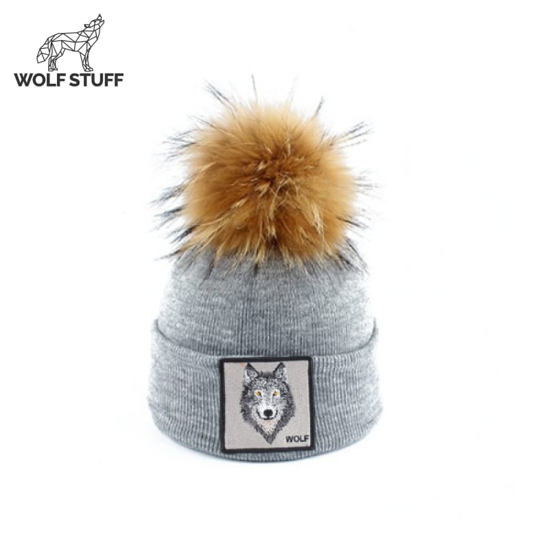 Faux Fur Pom pom Beanie
