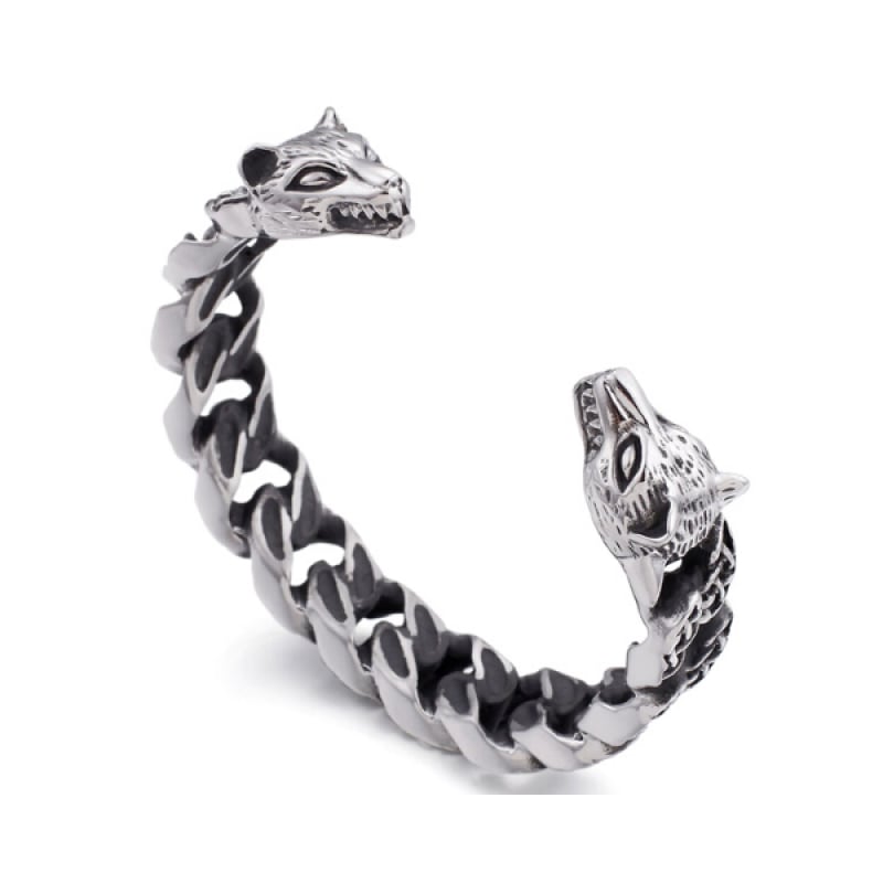 Fenrir Viking Wolf Bracelet