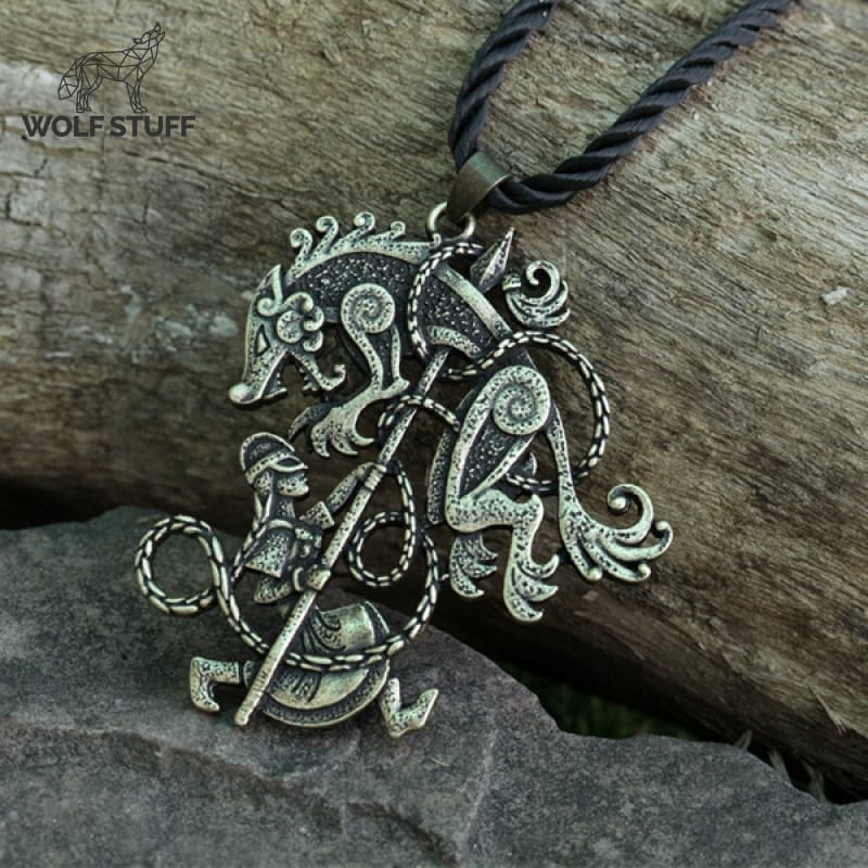 Fenrir Wolf Pendant