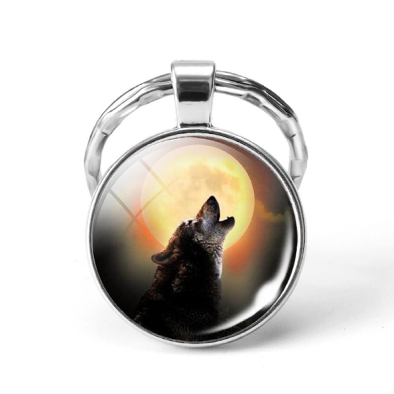 Full Moon Keychain